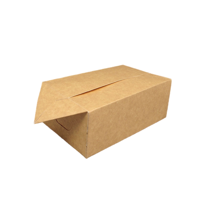 Disposable Kraft Paper Food Packaging Container Takeout Lunch Bento Box Takeaway Sushi Salad Box
