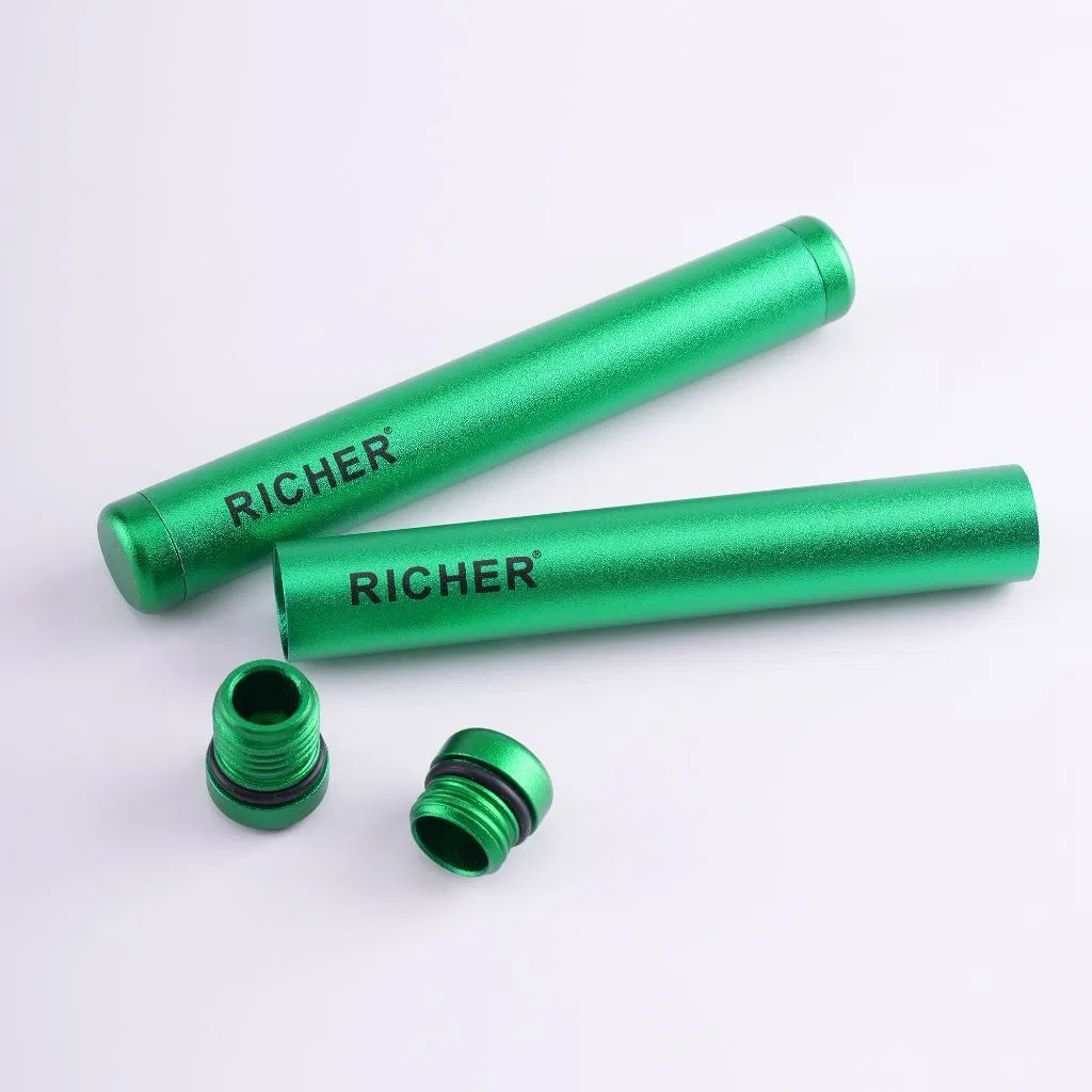 Wholesale Custom Portable Pre Roll Tube Aluminum Alloy Storage Tube Container