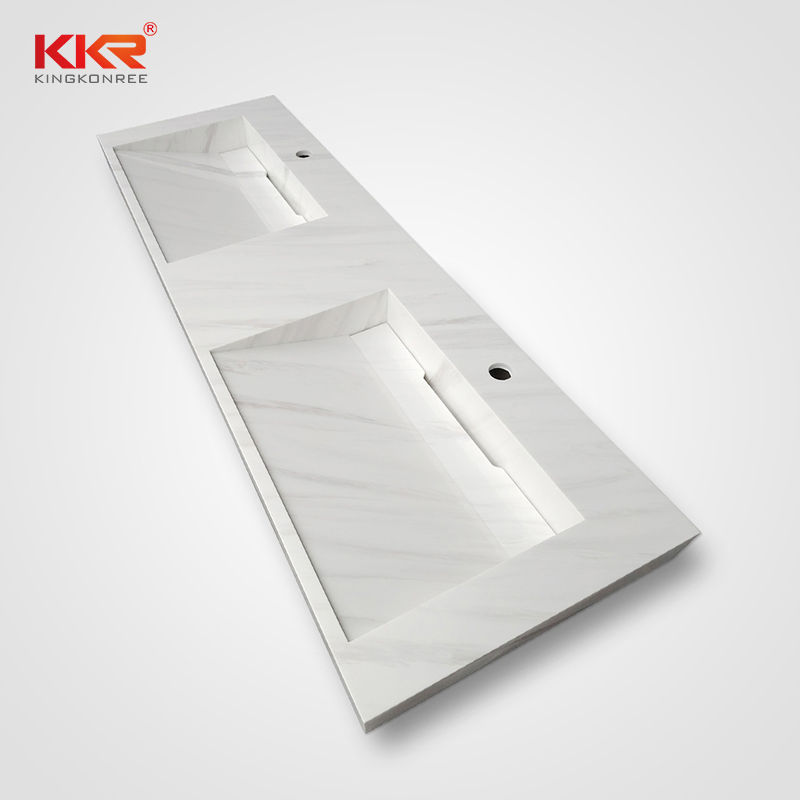 Раковина для ванной Calacata с тумбой, искусственный камень