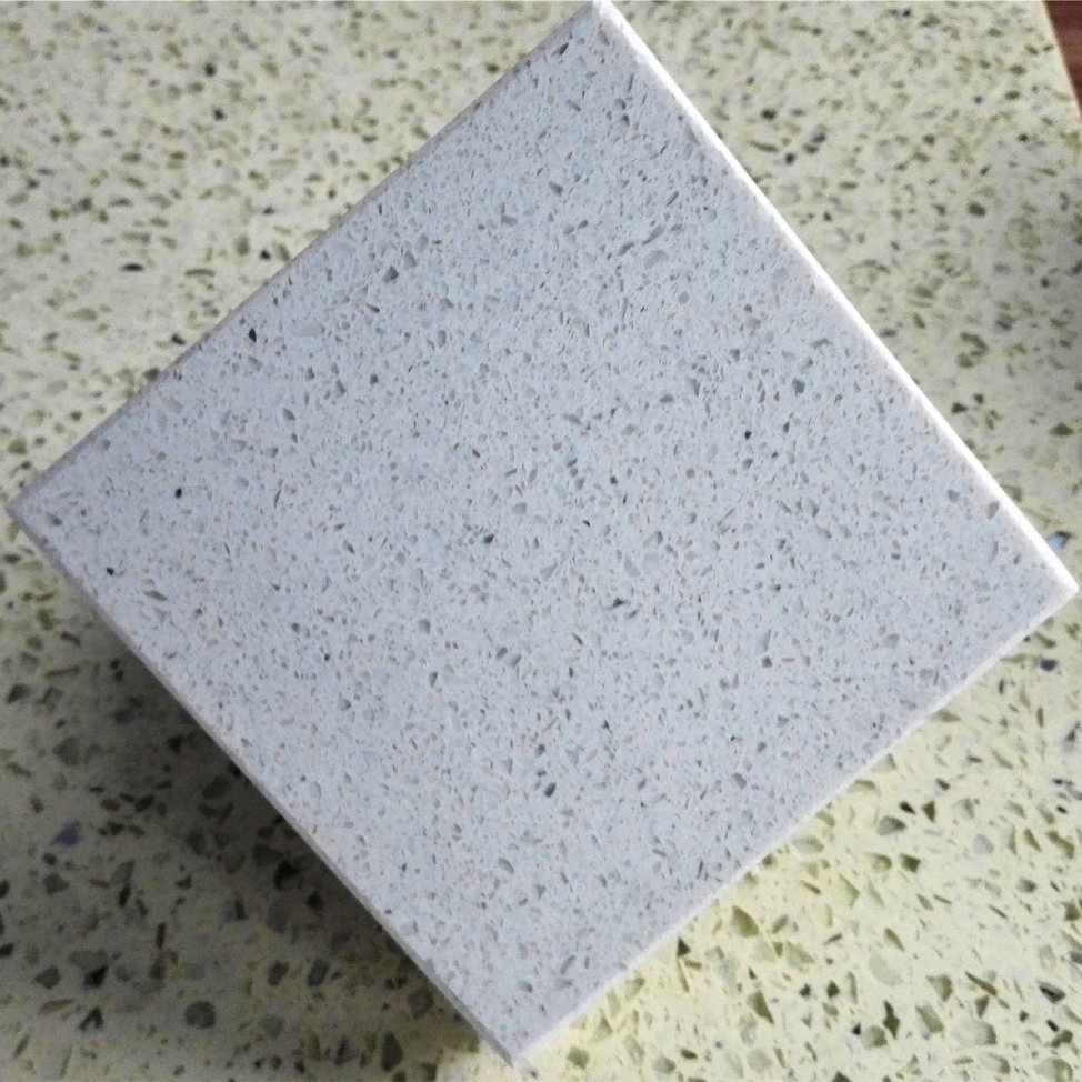 Basic Color Sparkle White Artificial Quartz Stone with SGS Certification