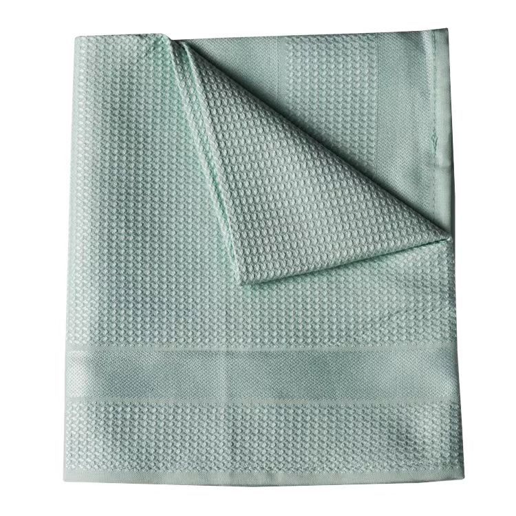 Esun Ultra-Absorbent Waffle Weave Tea Towel Perfect for Streak-Free Kitchen and Glass Cleaning