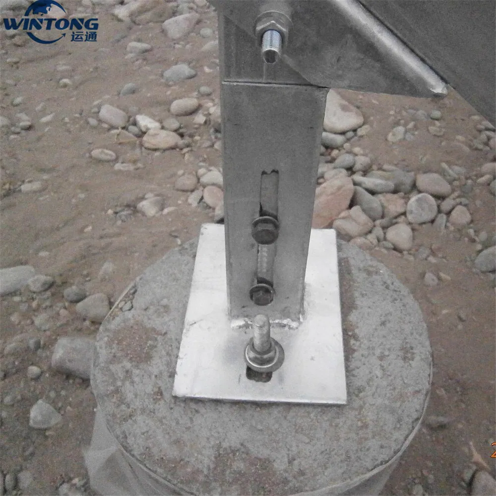 Solar Photovoltaic Accessory Base/Support Connector Photovoltaic Steel Base