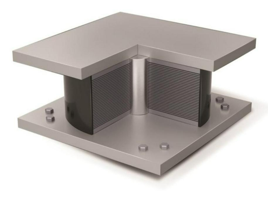 Earthquake Seimisic System High Damper Rubber Bearingwith Construction Building