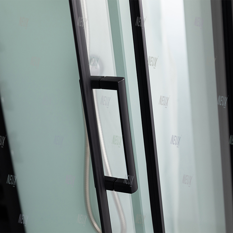 Nexu's 2 Doors Sliding Open Style Square Shower Cabin with Hydromassage Shower Room with Tray