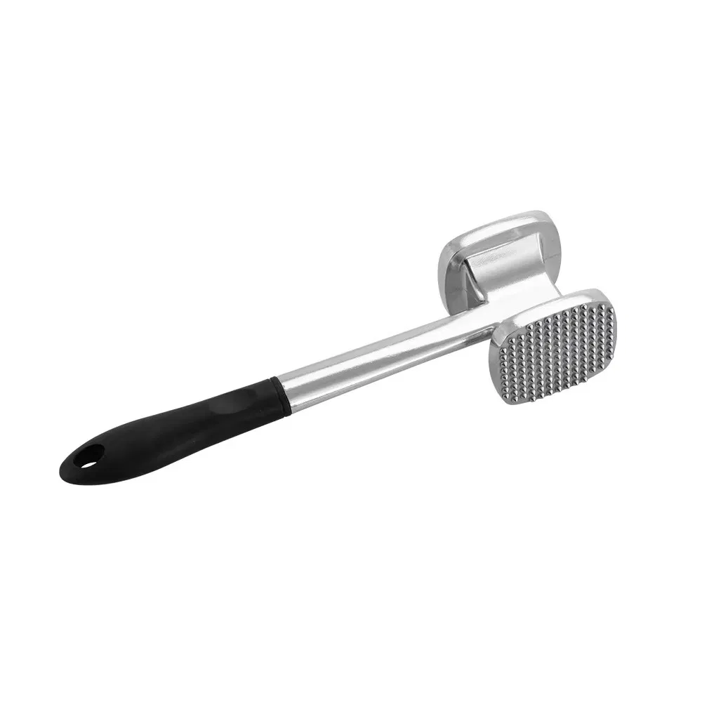 Metal Meat Hammer with Plastic Handle Aluminum Pine Kitchen Meat Mallet Tenderizer for Poultry Tools