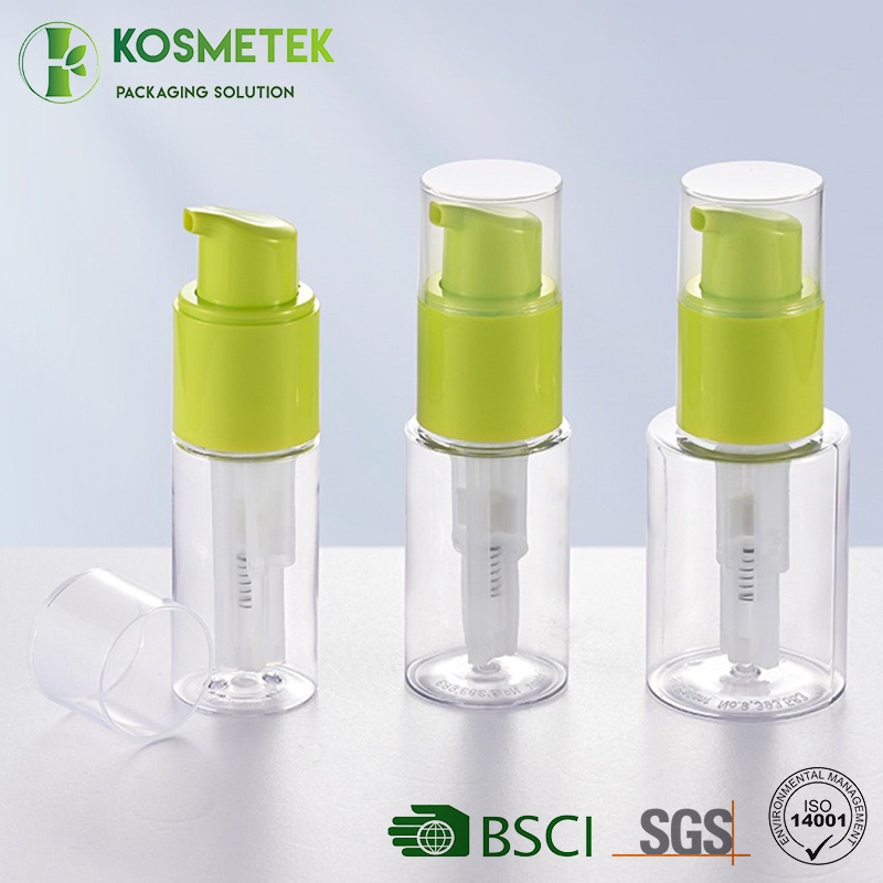 60ml/80ml/120ml Custom Pet Plastic Empty Powder Pump Spray Bottle