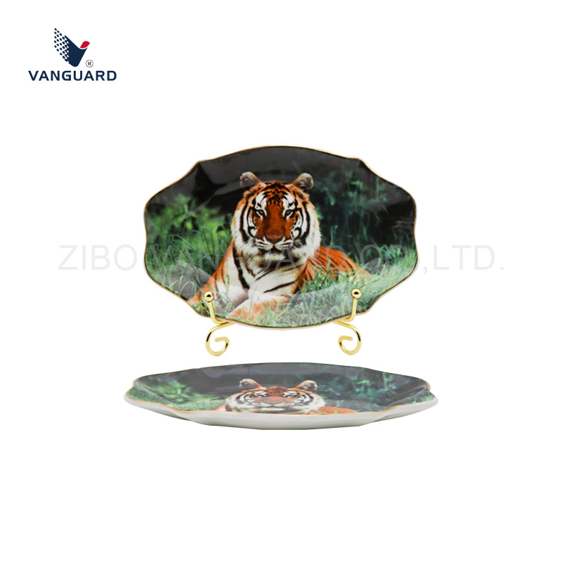 New Bone China Plate Small Ceramic Dish Porcelain White Dish