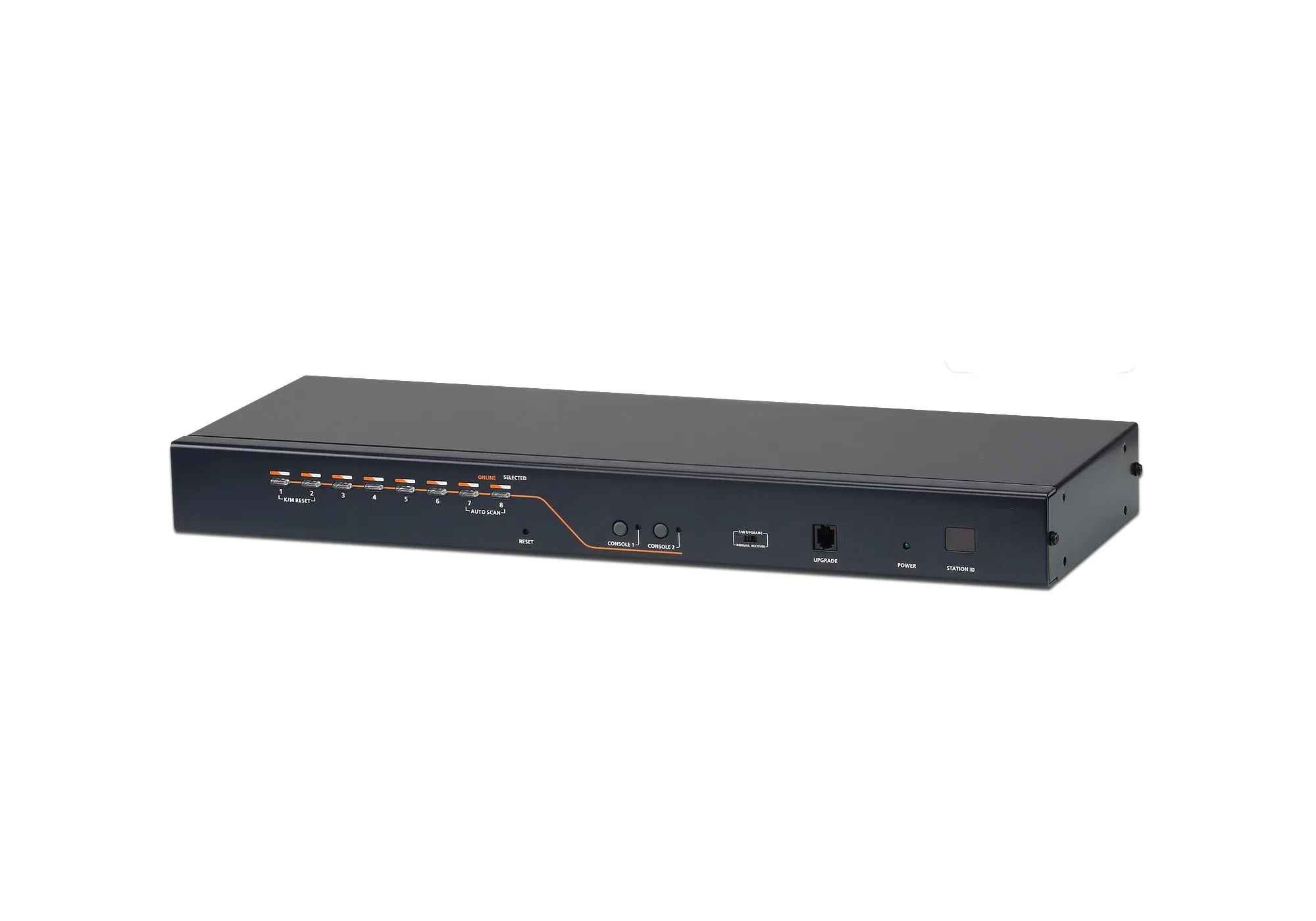 Матричный KVM-коммутатор Cat5 3x32 (1U, локальный, удаленный, IP)