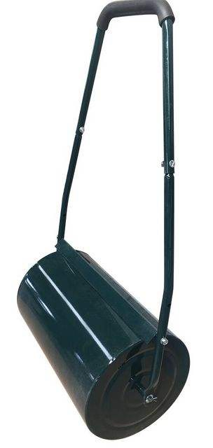 Lawn Roller Heavy Duty Metal Drum Filled Water or Sand Grass Garden Outdoor