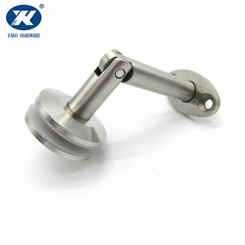 Black System Wall-to-Glass Connector Rod Building Glass Rain Canopy Fittings