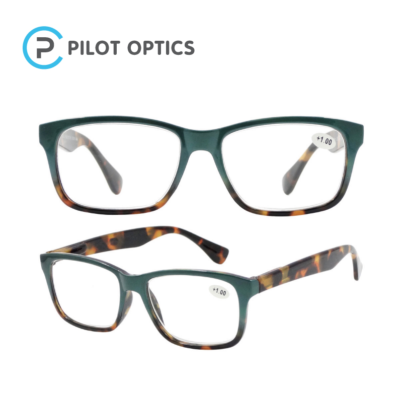 Pilot Optics 2023 Wholesale Progressive Rectangle PC Cheap Multifocal Men Pack Reading Glasses