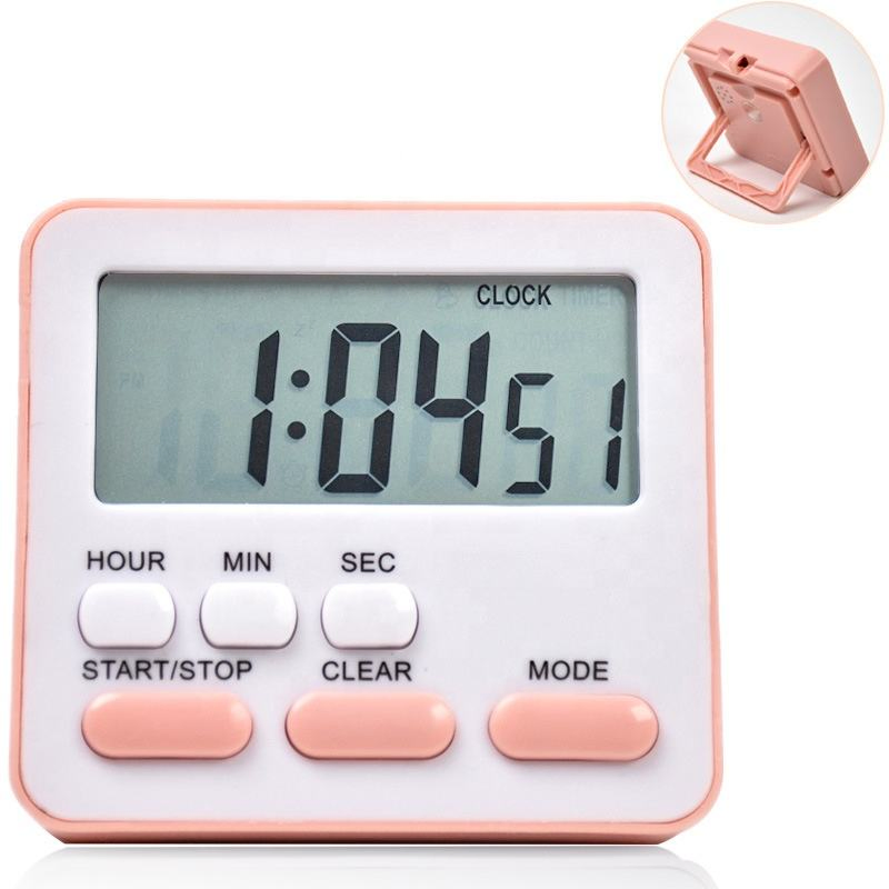 Mini Kitchen Timer Cooking Alarm Clock Digital Timer Cooking Sleep Shower Study Stopwatch Count Kitchen Gadget Tools