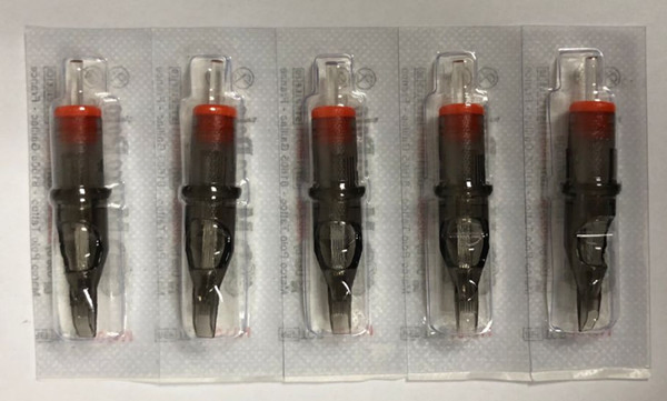 Eto Sterilization Disposable Tattoo Needle Cartridges (1009RS with Green Cap)