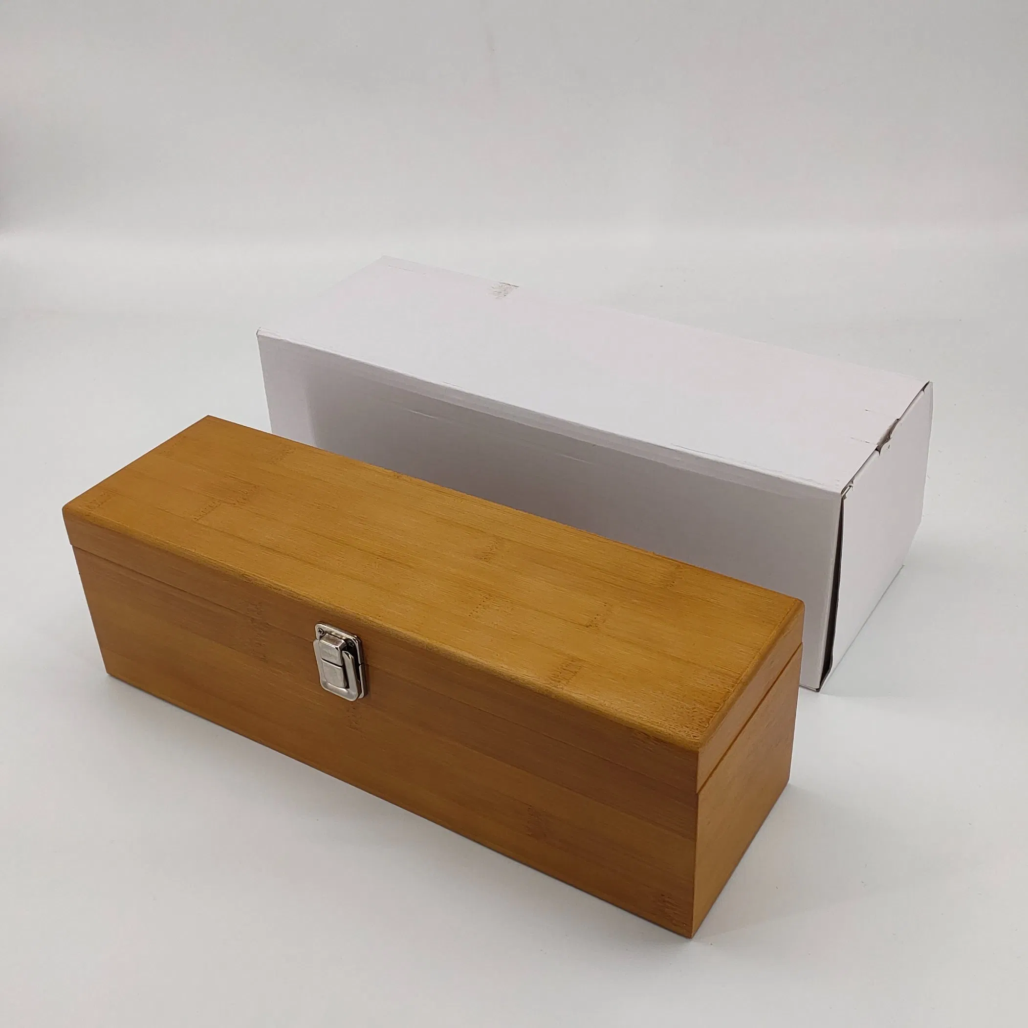 Bamboo Single Wine Box with Tools