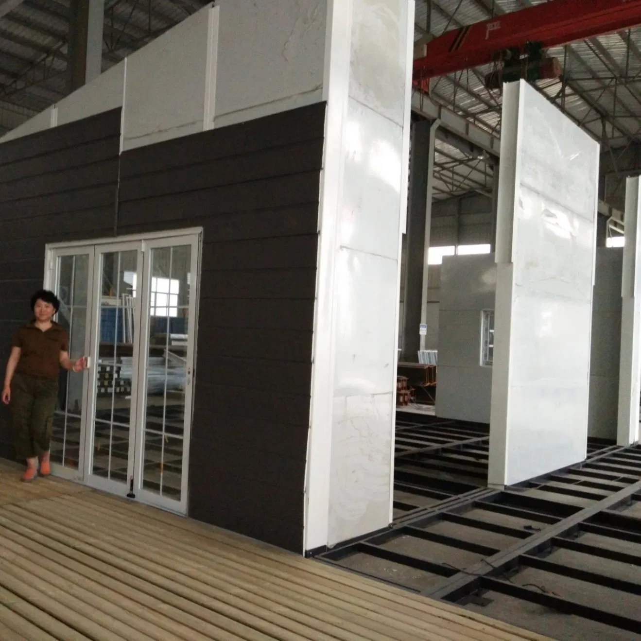 Low Cost Luxury Modern Tiny Prefab Log Wood Houses/House Made in China