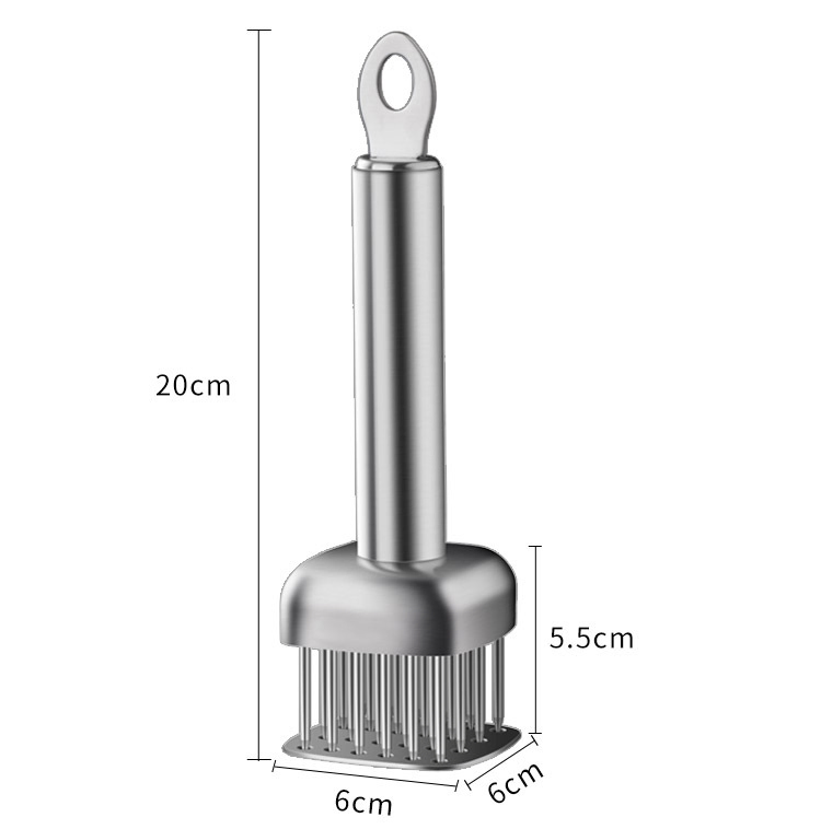 Household Stainless Steel Meat Needle Meat Tenderizer for Pork Chicken Wings Steak Meat Tools