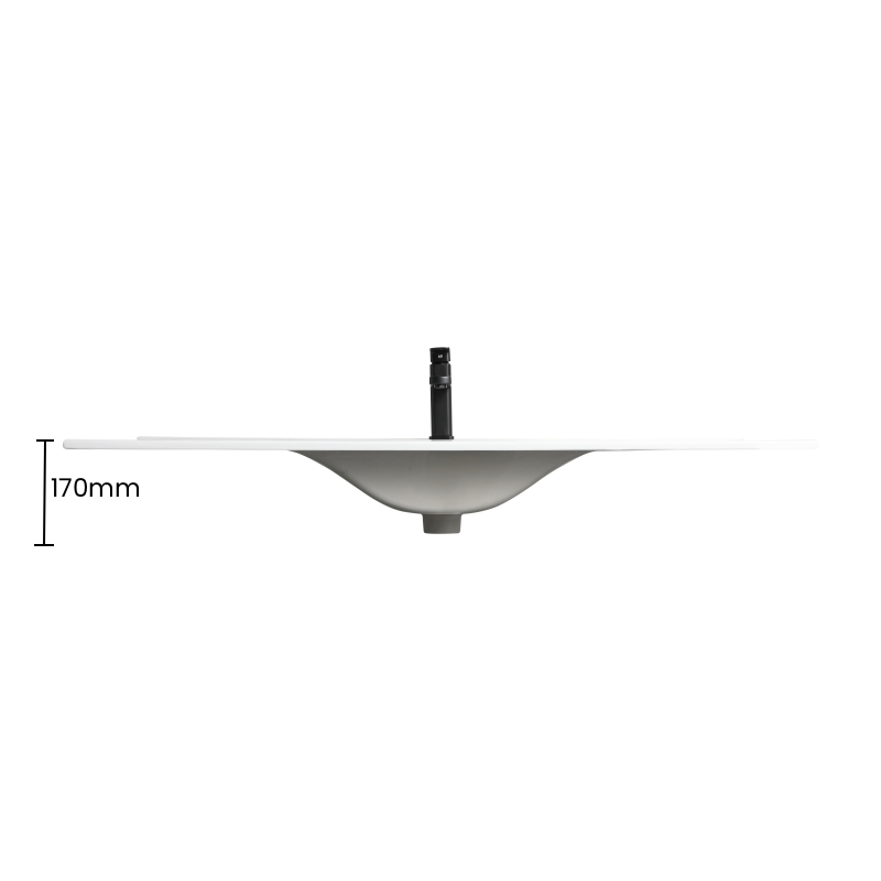 Керамическая раковина BRAVO для ванной, белая