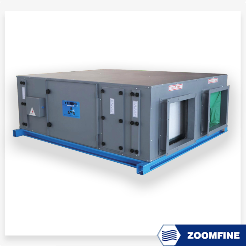 Ceiling Mounted Purifying Dirty Air Energy Exchanger Three Stage Air Filtration Unit