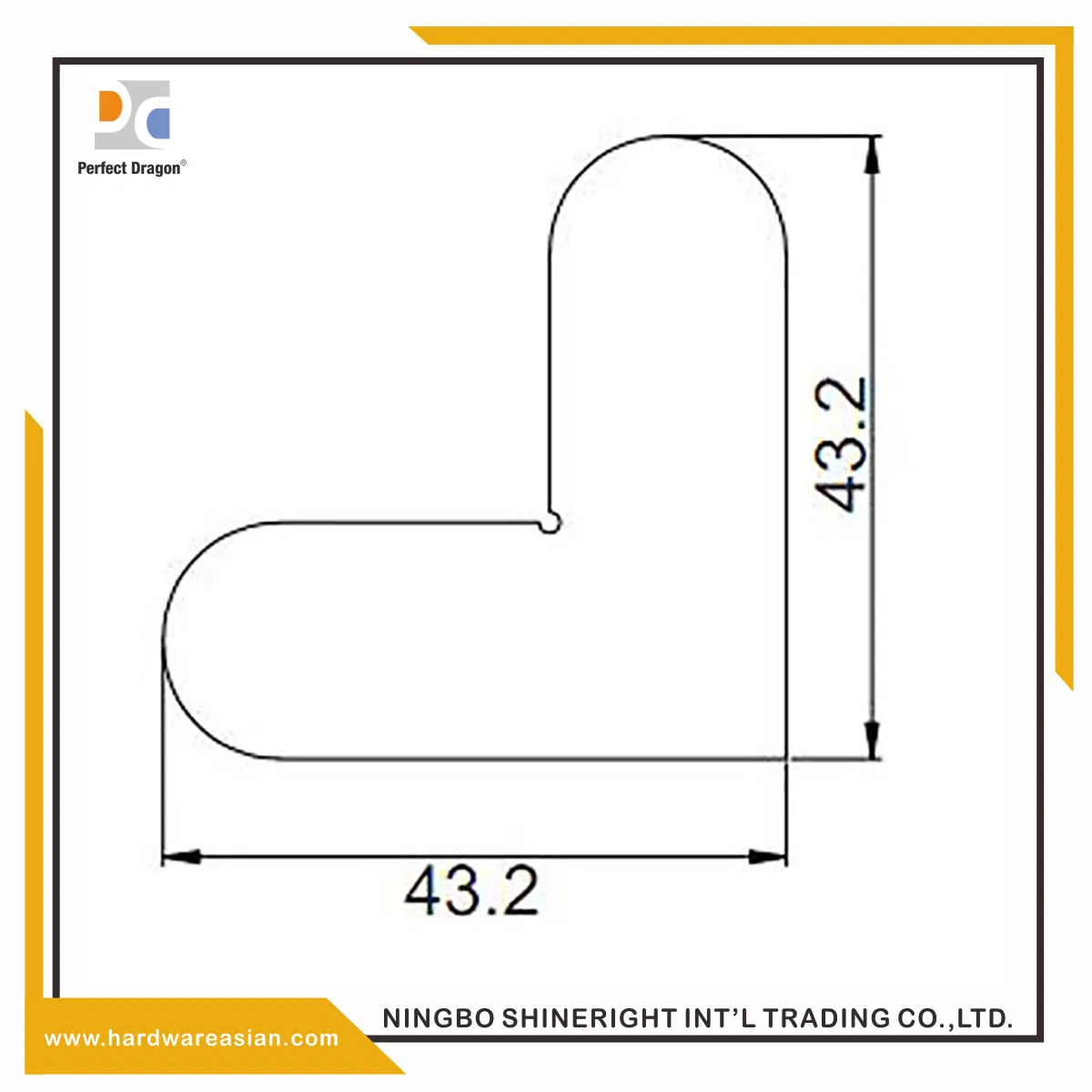 Africa Type Joint Corner for Aluminum Profile