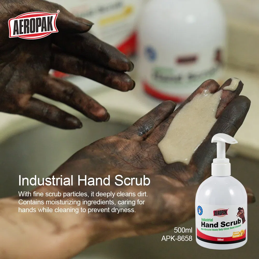 Aeropak 500ml Bottle Fast Penetration Abrasive Granules Industrial Hand Scrub Degreaser for Automotive Mechanics & Constructors