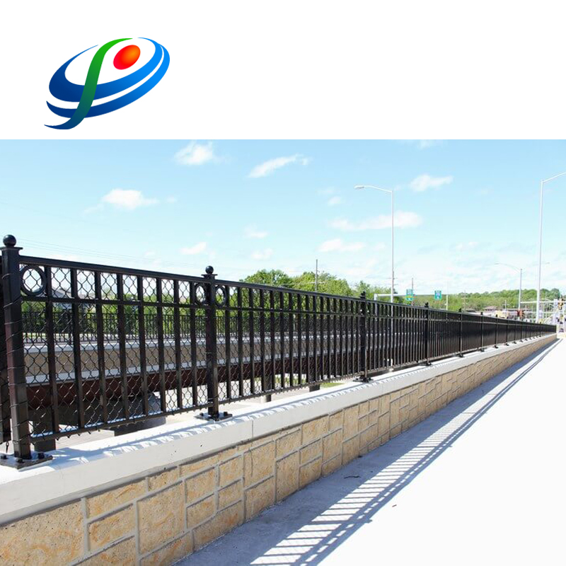 Non-Cracking Non-Fading Aluminum/Galvanized Steel Fence for Bridge