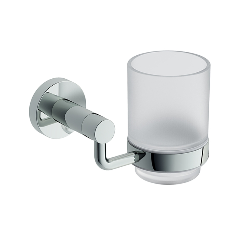 Настенный держатель для стакана и зубных щеток из нержавеющей стали