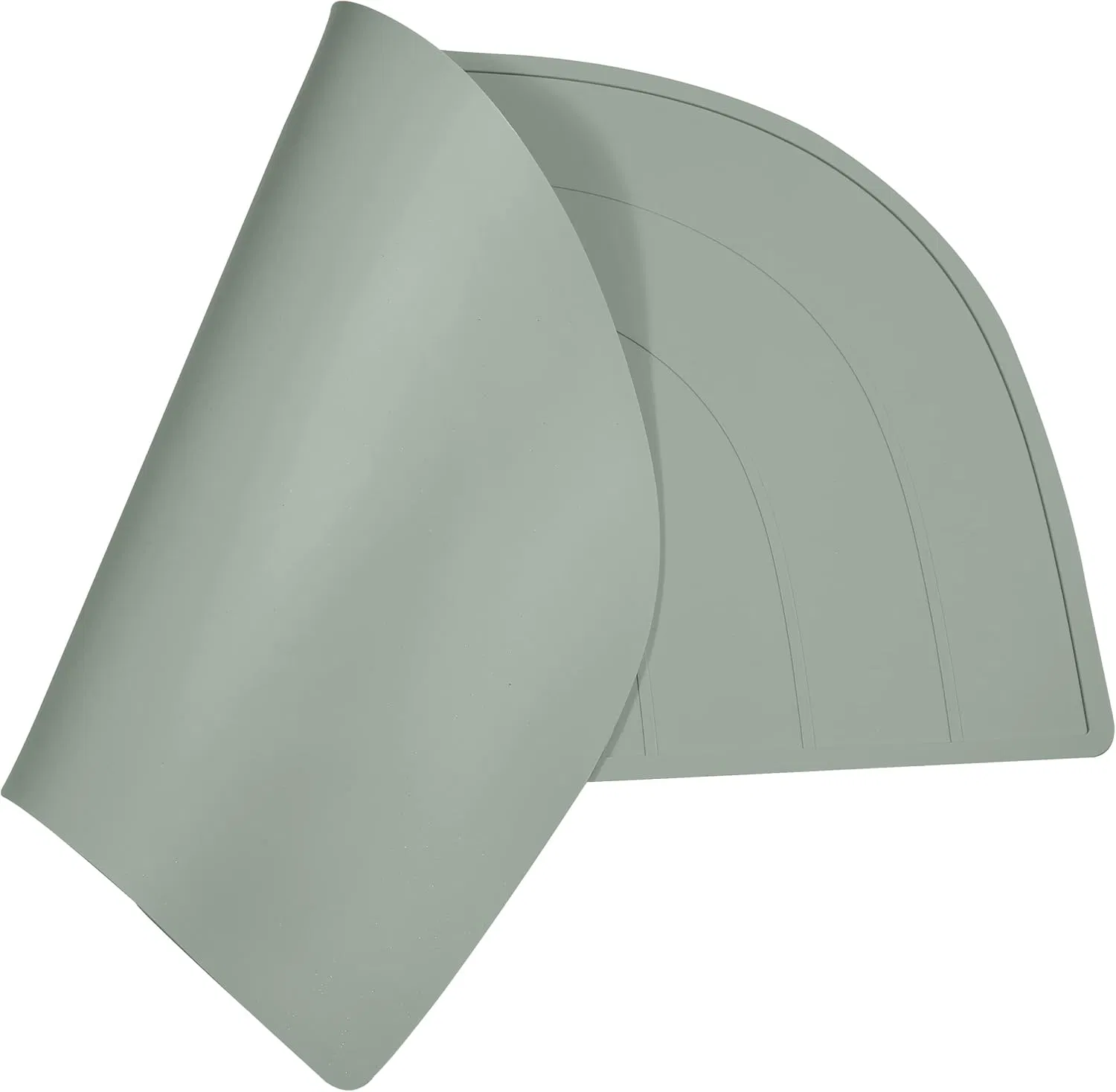 Wholesale OEM ODM Customized Logo Child-Friendly Design Rainbow Silicone Placemat