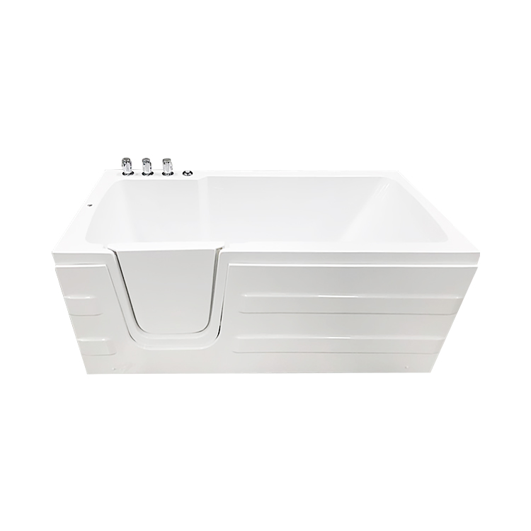 Hydrorelax Home Sitting Acrylic Massage Freestanding Walk in Bathtub Door with Shower