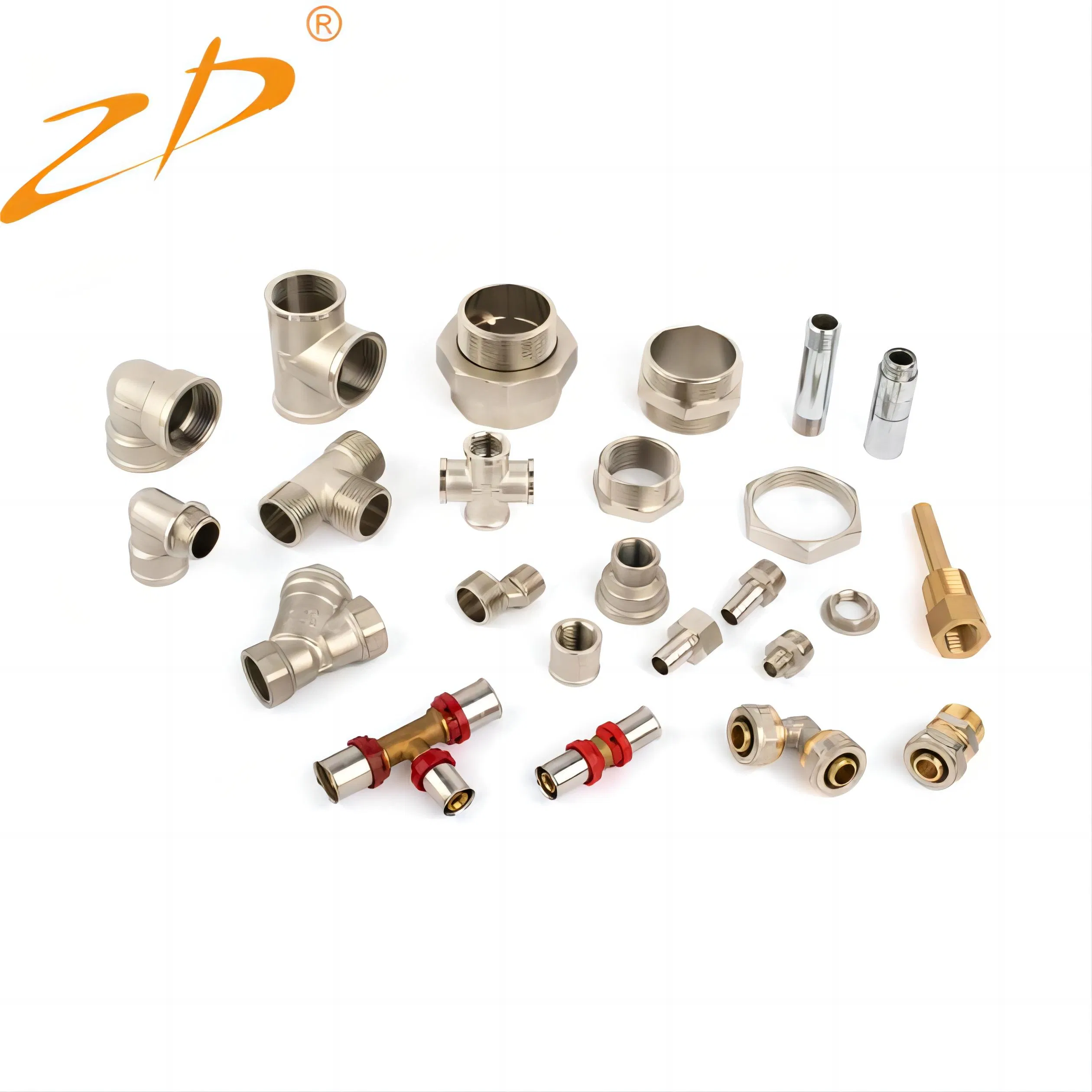 High Quality OEM/ODM Natural Brass Nickel Plated Chrom Plated Thread Screw Fitting Nipple