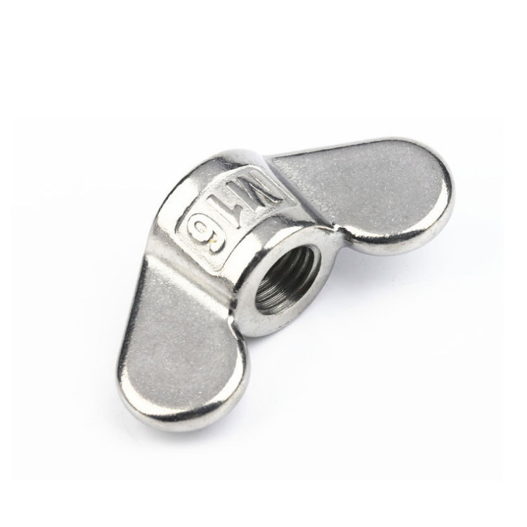 Stainless Steel Round Nosed Wing Nut ASME/ANSI B18.6. X