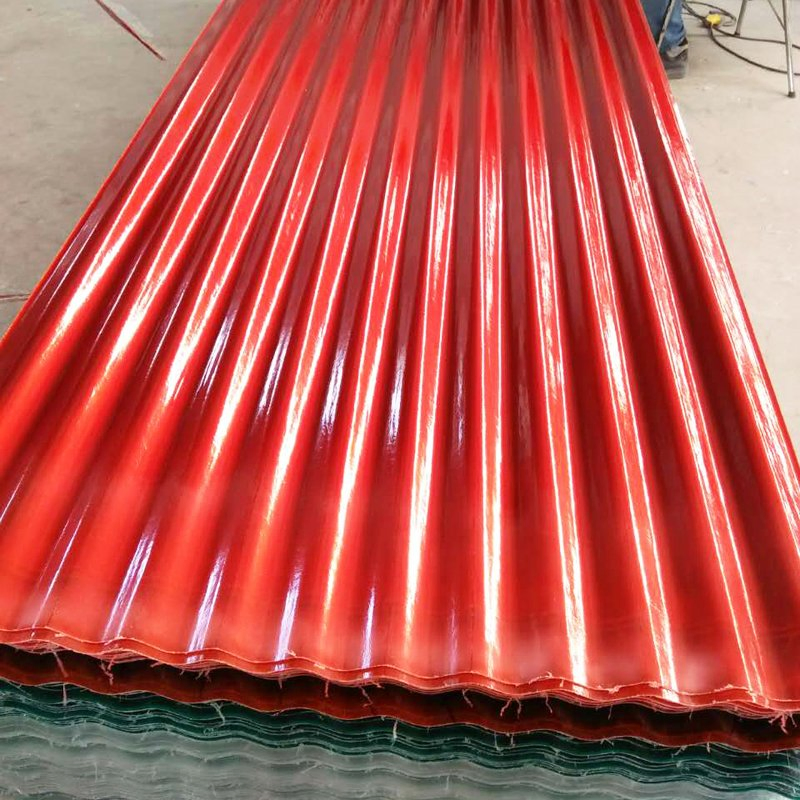 Clear Fibreglass Ceiling Corrugated GRP Fiberglass FRP Roof Tiles
