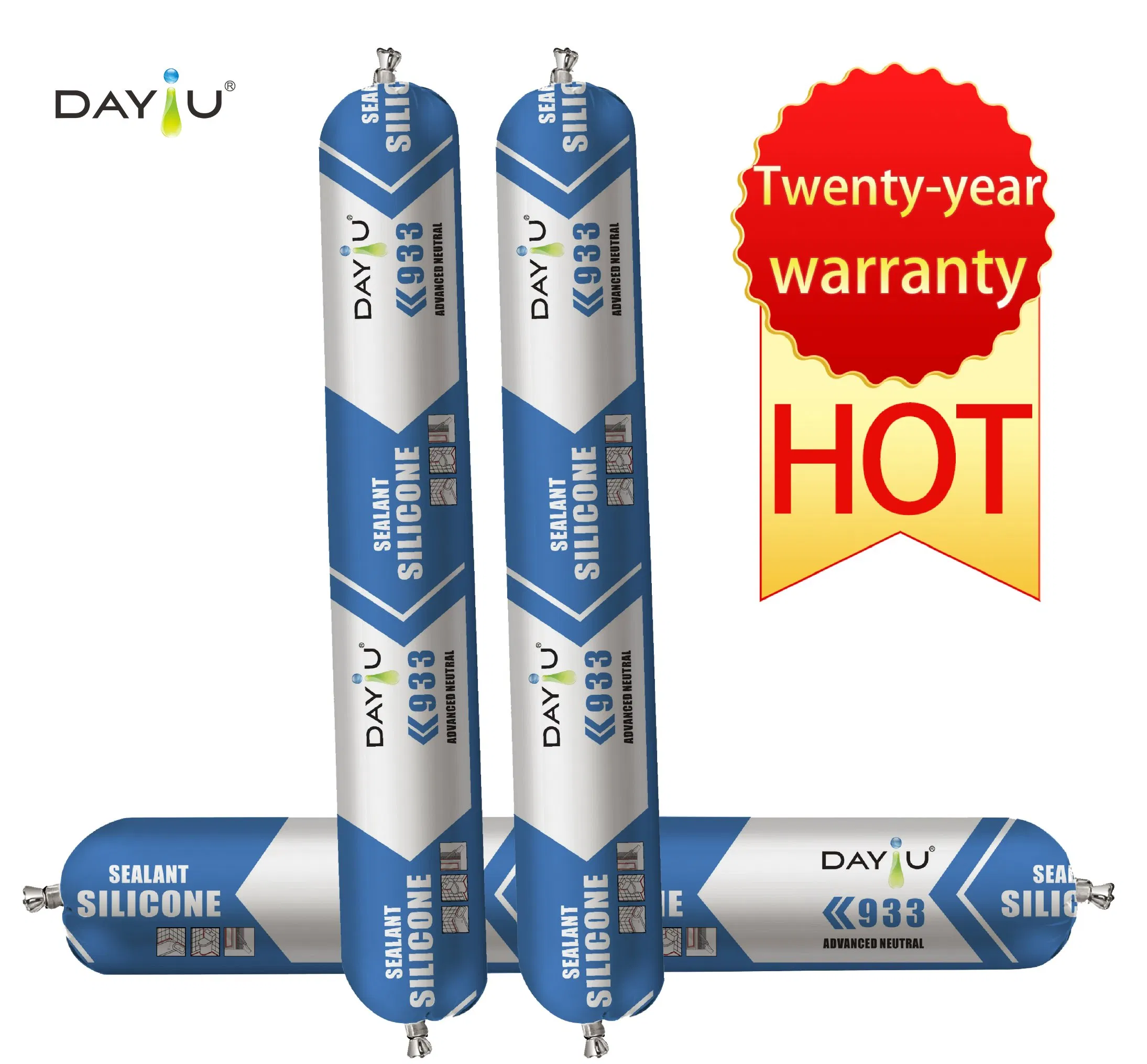 Waterproofing of Windows Doors General Glazing Caulking Application Silicone Sealant Neutral