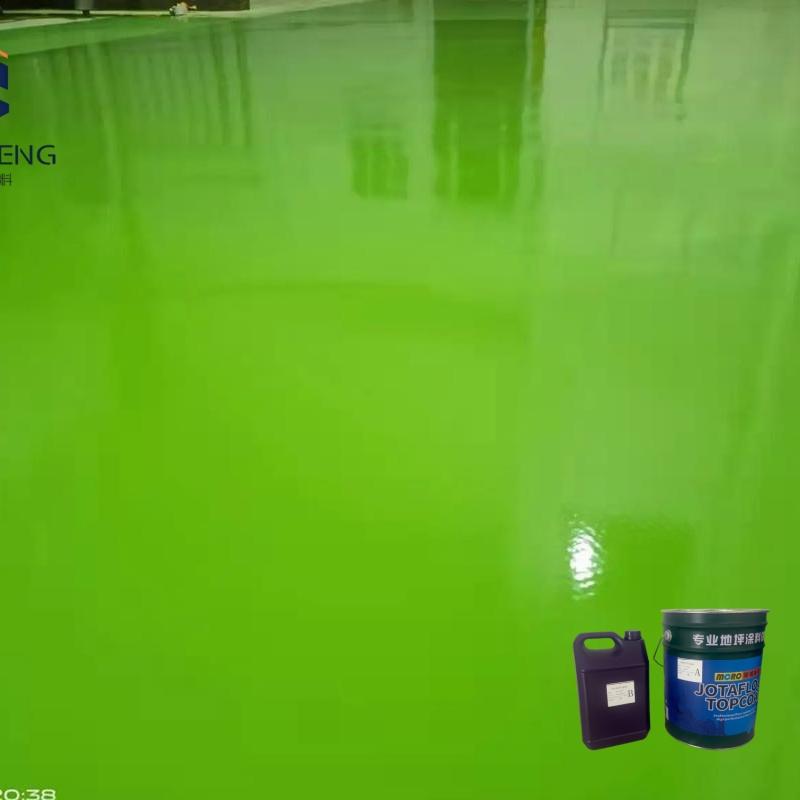 Green Polyurethane Cement Anti-Skid Wear-Resistant Paint System