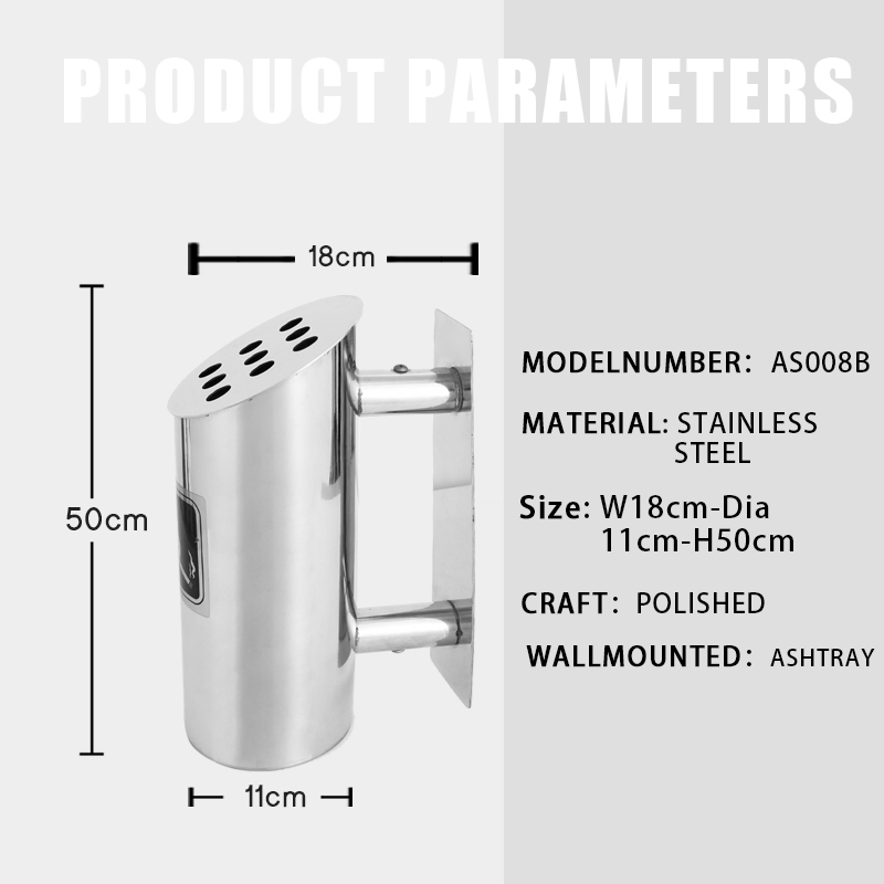 Cigarette Boxes Stainless Steel Cigarette Ashtray Outdoor Use