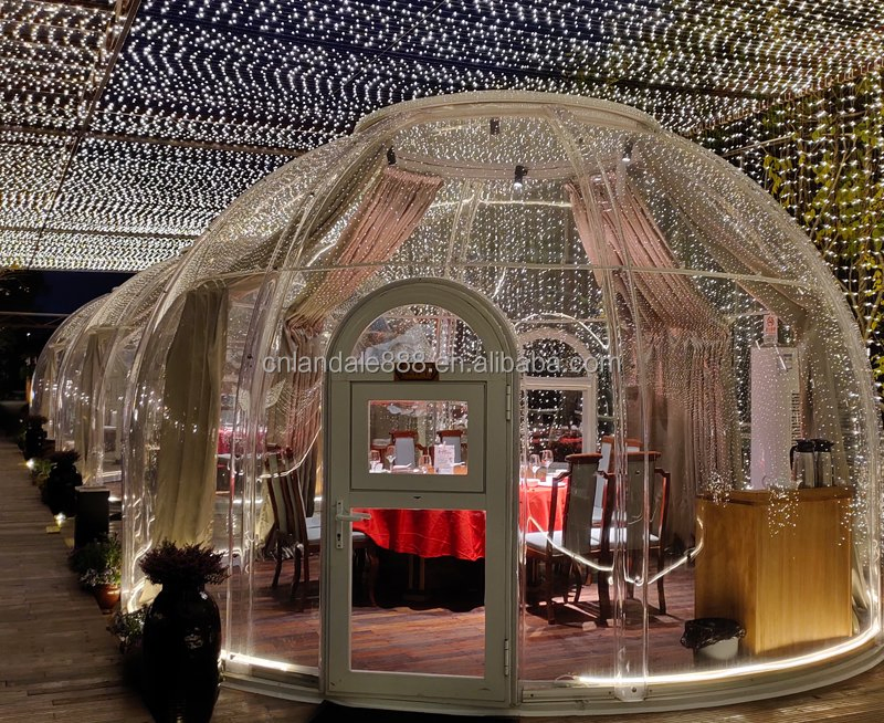 UV Resistant Impact Resistant Outdoor Transparent Garden Bubble Room Deluxe Dome Room