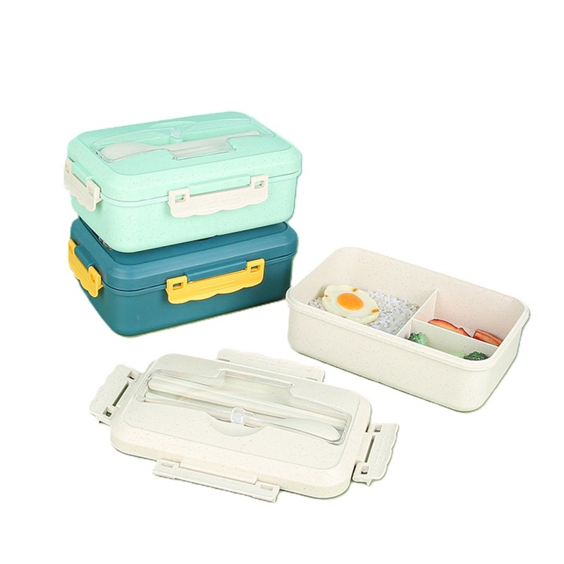 Microwave Safe Eco Friendly Plastic Lunch Box with Secure Lid
