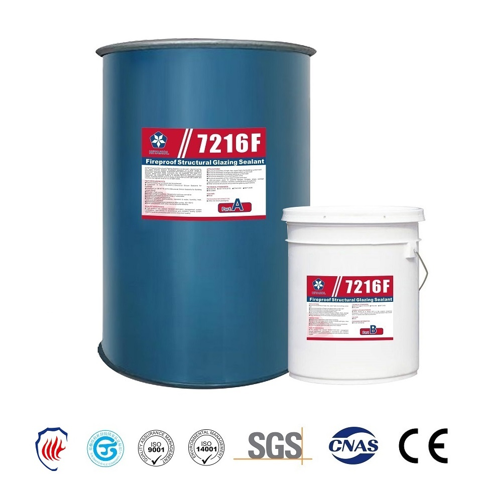 Fireproof Silicone Sealant for Insulating Glass Secondary Edge Seal in Structural Glazing Applications