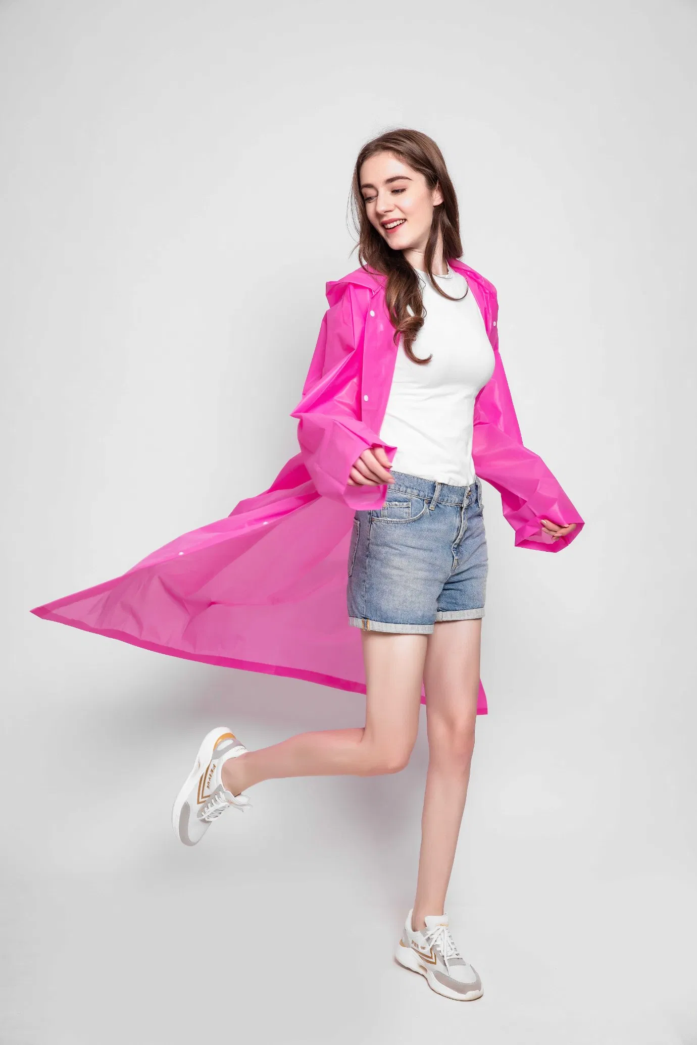 EVA Poncho Cheap Raincoat with Customized Logo