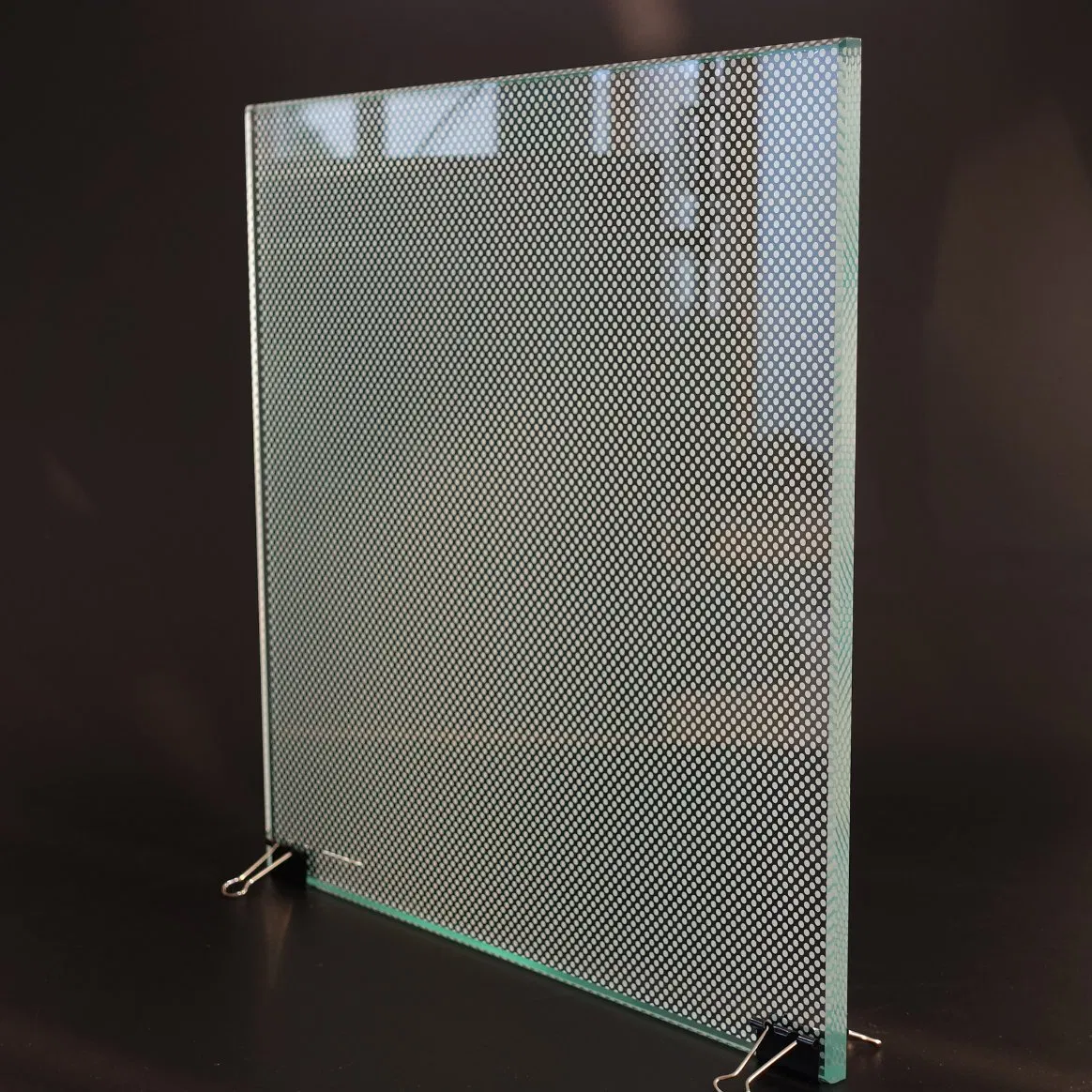 Tinted Bronze Grey 10mm Tempered Glass Table Top with Polished Edges