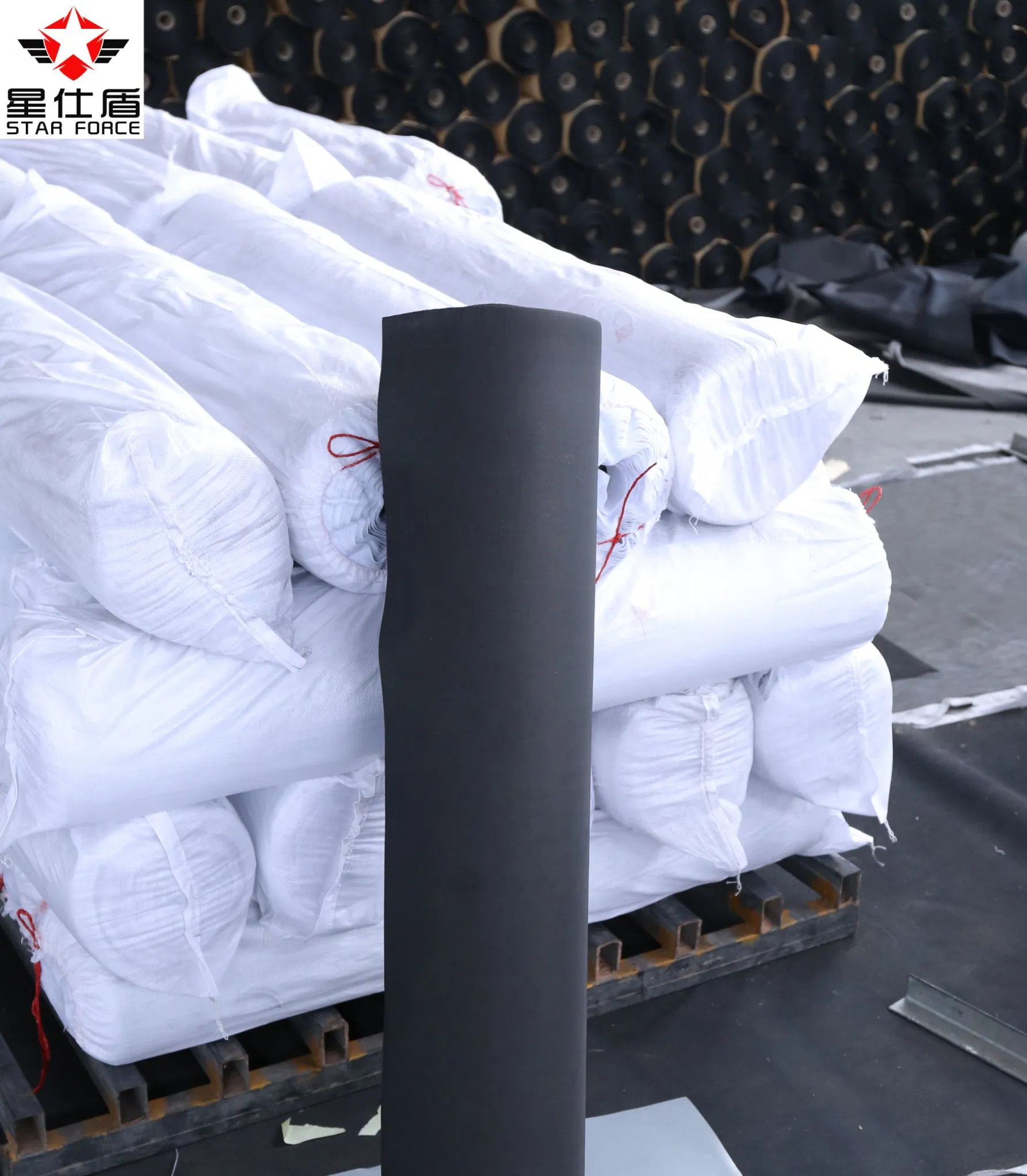 UV Resistant Self Adhesive 1.5mm 60mil Single Ply EPDM Rubber Sheet Roll Roofing Membrane Flat Roof Waterproofing Construction Material