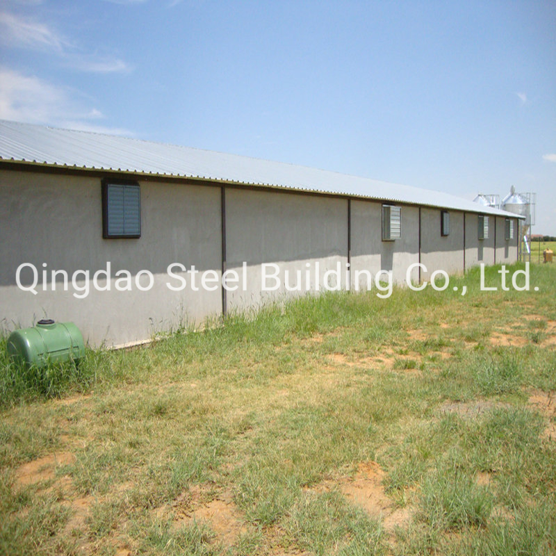 Galvanized Steel Structure Prefabricated/Prefab Steell Structure Pig Farm Shed Pig House Building