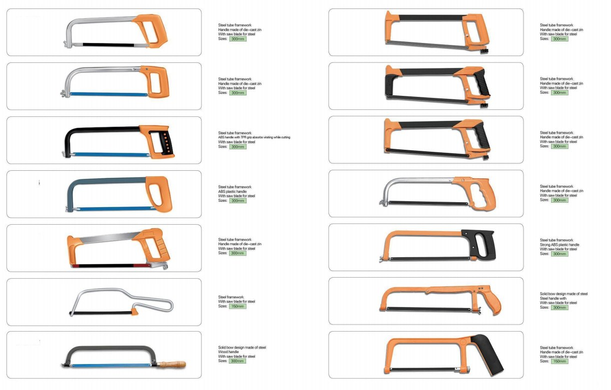 Adjusted Bow Saw with Orbicular Steel Tube