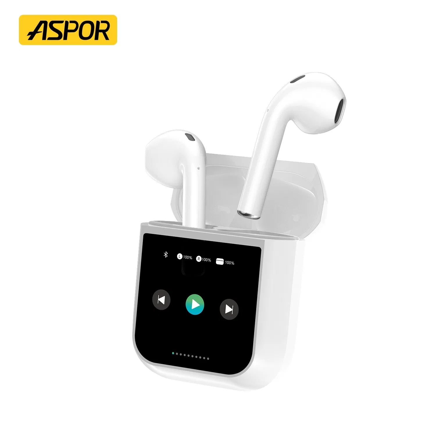Aspor A632 True Wireless Stereo Bt5.3 Waterproof Handfree Smart Bracelet 5.3 Earbuds Tws Headset Earphone in-Ear Headphone