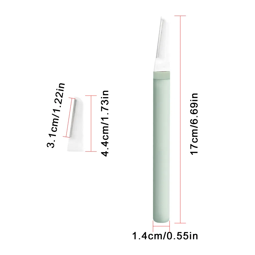 Dermaplaning Face Exfoliating Tool Eyebrow Razor Metal Handle Dermaplaner