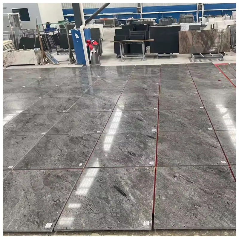 Chinese Atlantic Grey Quartzite/Lava Stone Slabs for Countertops and Tiles