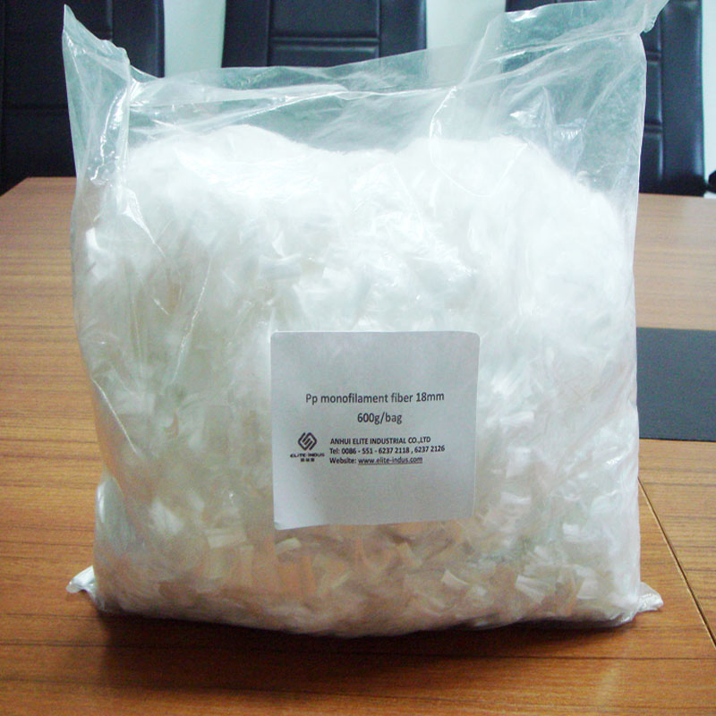6mm 12mm 19mm Anti-Cracking PP Polypropylene Monofilament Fibre Fiber Price for Concrete Anti-Cracking