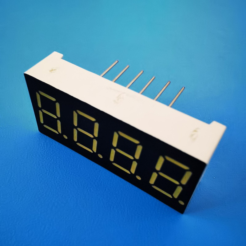 4 Digit 0.36" 7 Segment LED Display Common Anode for Instrument Panel