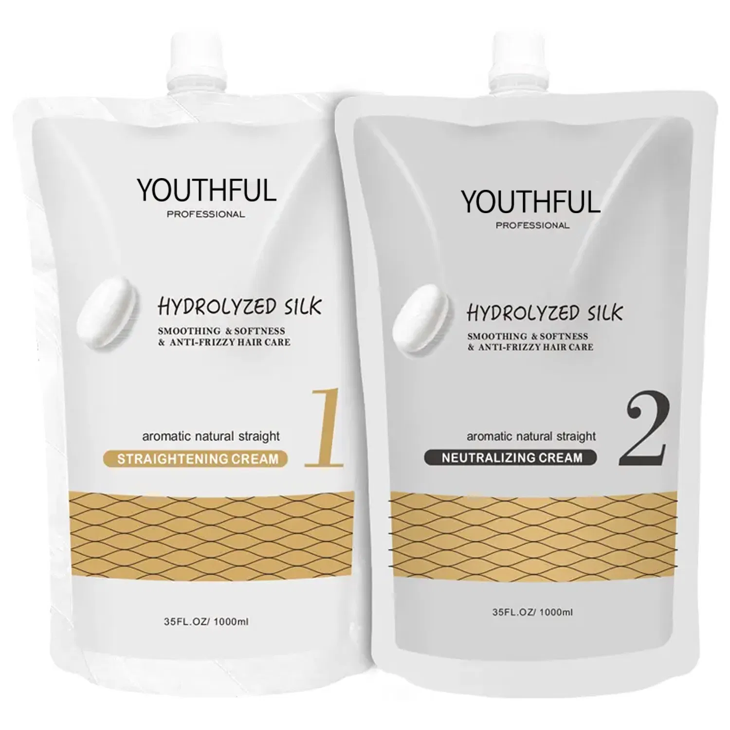 Professional Silky Protein Hair Straightening Moisturizing Cream
