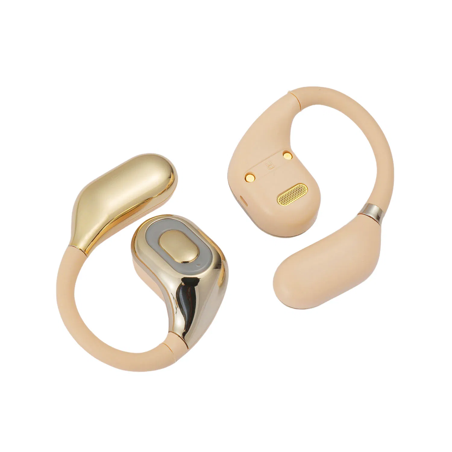 Latest Colorful Light Over-Ear Wireless Bluetooth Ows Noise Cancelling Hot Selling Mobile Phone Earbuds