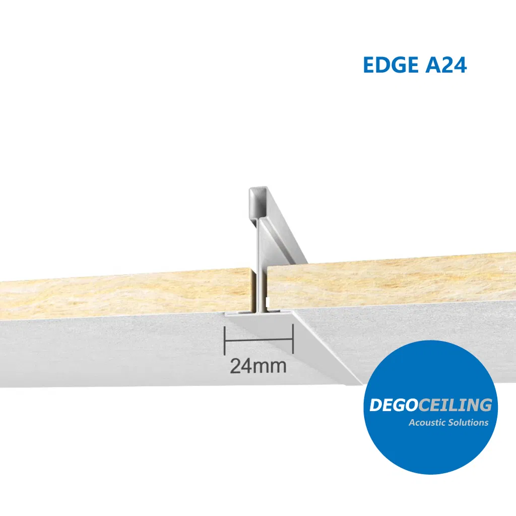 Rock Wool Acoustic Ceiling Panels Sound Absorbing Ceiling Board Material Stonewool Ceilings